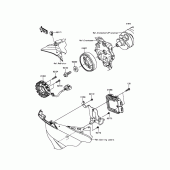 Схема вузла: Генератор для Kawasaki ZX636 Ninja ZX-6R ABS