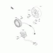 Схема узла: Генератор для Kawasaki KLE500