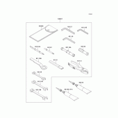 Схема вузла: Owners tools(e8f) для Kawasaki ZX1000 Ninja ZX-10R