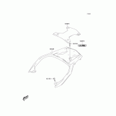 Схема вузла: Carrier(s) для Kawasaki KLV1000