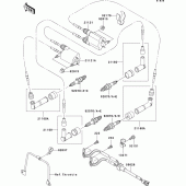 Схема вузла: Система запалювання для Kawasaki VN1500 VN1500 Drifter