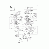 Схема узла: Воздушный фильтр для Kawasaki ZG1200 Voyager XII