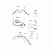 Схема вузла: Decals(red)(vn1500-e5) для Kawasaki VN1500 Vulcan 1500 Classic