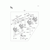 Схема узла: Карбюратор для Kawasaki KZ1000 Police