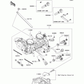 Схема вузла: Throttle для Kawasaki EX650 Ninja 650 ABS