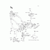 Схема вузла: Кріплення для Kawasaki ER500 ER-5