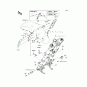 Схема вузла: Переднє крило для Kawasaki ZG1400 Concours 14 ABS