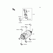 Схема вузла: Колінчастий вал для Kawasaki KLE650 Versys 650 ABS