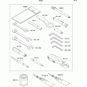 Схема вузла: Owner`s tools для Kawasaki ZX1200 Ninja ZX-12R