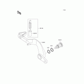 Схема вузла: Лапка гальма для Kawasaki KX85 KX85