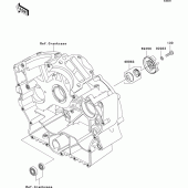 Схема вузла: Водяний насос для Kawasaki VN900 VN900 Custom