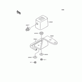 Схема вузла: Панель приладів для Kawasaki KLX300R