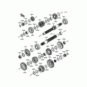 Схема вузла: Трансмісія для Kawasaki ZR800 Z800 ABS