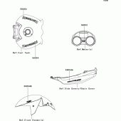 Схема вузла: Decals(green)(fcf) для Kawasaki ZX1400 ZZR1400 ABS