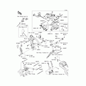 Схема узла: Chassis electrical equipment(caf/cbf) для Kawasaki KLX125 KLX125