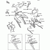 Схема вузла: Cowling(1/2)(zx1000-b1) для Kawasaki ZX1000 ZX-10