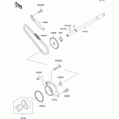 Схема узла: Масляный насос для Kawasaki VN900 VN900 Classic