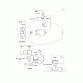 Схема вузла: Інформаційні наклейки для Kawasaki VN1600 VN1600 Mean Streak