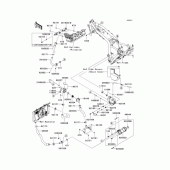 Схема вузла: Water pipe для Kawasaki ZR1200 ZRX1200 DAEG