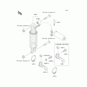 Схема вузла: Амортизатор для Kawasaki ZX900 Ninja ZX-9R