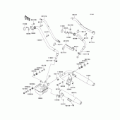 Схема вузла: Вихлопна система для Kawasaki VN1600 VN1600 Classic