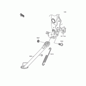 Схема вузла: Stand(s) для Kawasaki BX250 NINJA 250SL