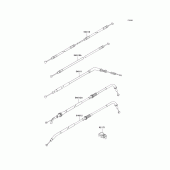 Схема вузла: Троси для Kawasaki ZR750 Z750