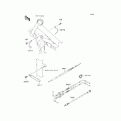 Схема узла: Тросики для Kawasaki BJ250 250TR