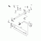Схема вузла: Перемикач передач для Kawasaki ZX400 ZXR400R