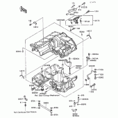 Схема вузла: Картер двигуна для Kawasaki ZG1000 Concours