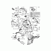 Схема вузла: Паливний бак для Kawasaki ZR800 Z800 ABS