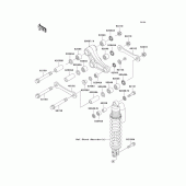 Схема вузла: Suspension для Kawasaki KX85 KX85