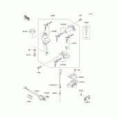 Схема вузла: Замок запалювання для Kawasaki ER500 ER-5