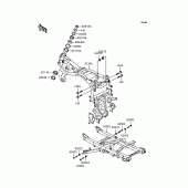 Схема узла: Рама для Kawasaki ZX900 GPZ900R