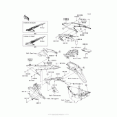 Схема вузла: Side Covers/chain Cover для Kawasaki AX125 Fury 125R