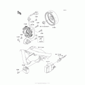 Схема вузла: Генератор для Kawasaki AX125 Fury 125R