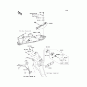 Схема вузла: Taillight(s) для Kawasaki ER650 ER-6N ABS