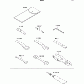 Схема вузла: Owner`s tools для Kawasaki EJ800 W800