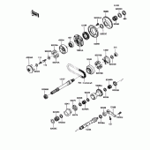 Схема узла: Balancer для Kawasaki ZX1100 Ninja ZX-11