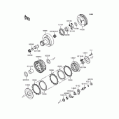 Схема вузла: Зчеплення (KLX110-A1) для Kawasaki KLX110 KLX110