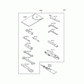 Схема вузла: Інструмент для Kawasaki BJ250 250TR