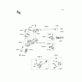 Схема узла: Handlebar для Kawasaki ZX1400 ZZR1400