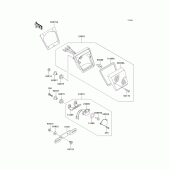 Схема вузла: Taillight(s) для Kawasaki KL650 KLR650