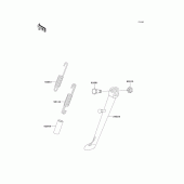 Схема вузла: Stand(s) для Kawasaki EL250 Eliminator 250