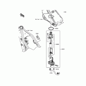 Схема узла: Топливный насос для Kawasaki KLX250 KLX250
