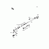 Схема узла: Переключатель передач для Kawasaki ZX1400 Ninja ZX-14R ABS