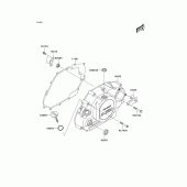 Схема узла: Капот правая часть для Kawasaki BR125 Bajaj Wind
