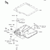 Схема вузла: Oil pan для Kawasaki ZG1400 1400GTR ABS