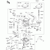 Схема вузла: Карбюратор(1/2) для Kawasaki VN800 Vulcan 800 Classic