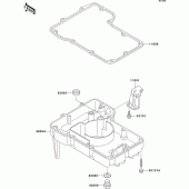 Схема вузла: Oil pan для Kawasaki ZX600 ZZ-R600